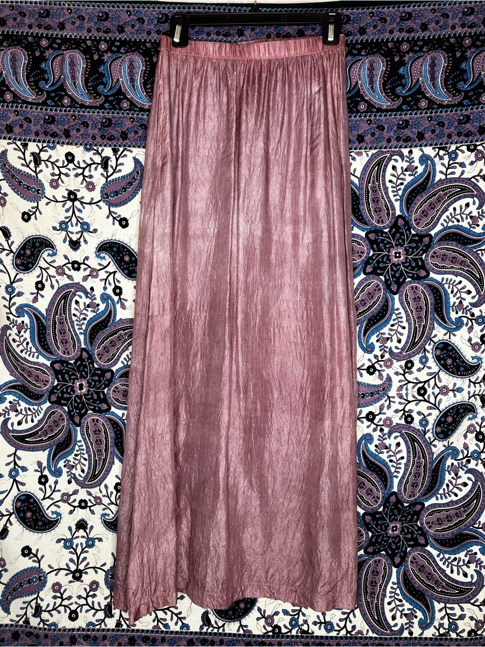 Steel Pony shimmery maxi skirt Linen